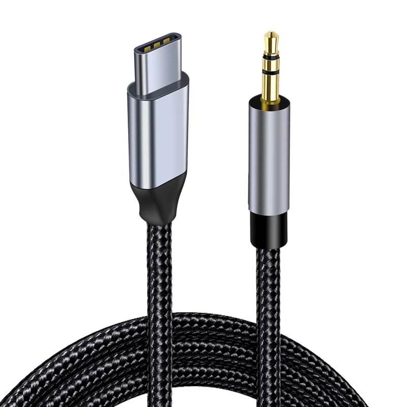 Type C To 3.5mm Male Aux Audio Cable Headset Speaker Headphone Jack Adapter Car Aux for Samsung Xiaomi Redmi Huawei Honor