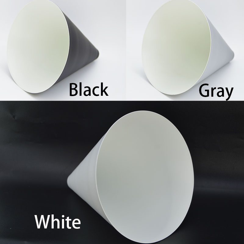 150mm 매달려 램프 샤워드 펜던트 천장 조명 검은 도크 쉐이드 커버 테이블 테이블 램프 흰색 회색 검은 스포트라이트 갓