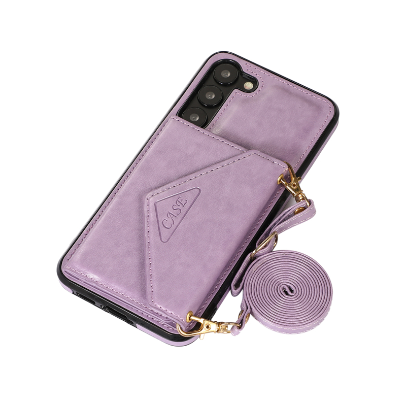 Crossbody Enveloppe magnétique Vogue Phone Case pour iPhone 14 13 12 Pro Max Samsung Galaxy S23 Ultra S22 Plus S21 S20 S21FE S20FE Plusieurs fentes pour cartes Coque portefeuille en cuir