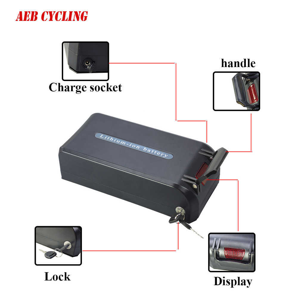 36V 25Ah 30Ah 48V 20Ah Li-Ionen-Akku Großer Haibao-Akku für 12-Zoll-Fahrräder mit Ladegerät