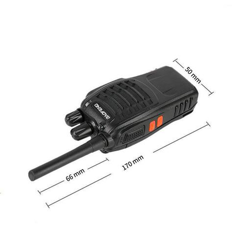 Original Baofeng BF-88E Portable Handheld Walkie Talkie 1500mAh PMR 16-kanaler BF88E Handy Two Way Radio