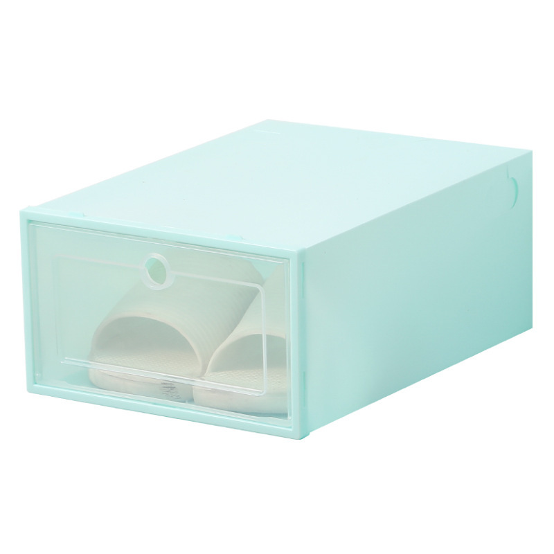 Caja de almacenamiento de zapatos de plástico transparente, caja de zapatos japonesa, cajón con tapa gruesa, organizador de almacenamiento de zapatos JXW261256R