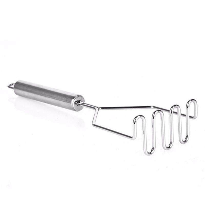 Stainless Steel Kitchen Gadget Potato Masher Press Cooking Tool Mashed Potatoes Wavy Pressure Ricer Kitchen Accessories