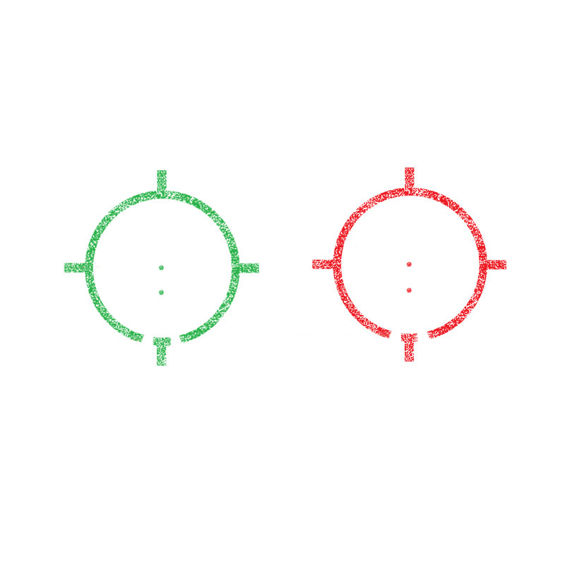 Taktyczne holograficzne czerwono-zielone kropki karabinu polowa T-DOT Reflex z zintegrowaną 5/8 cali 20 mm tkaczy