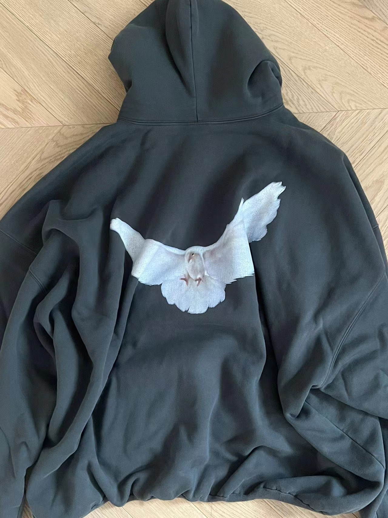 Yzys Pullover Gaps Hoodie Tripartite Co Branded Dove Hoodie Designer Kanyes Hoody Mode Herren Oversize Sweatshirts Peace Dove Bedruckt Frauen Gaps Kanyes Hoodie 840