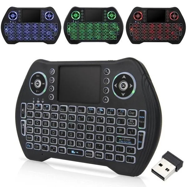 MT10 2.4GHz Wireless Remote Control With Backlit Portable Mini Keyboard Touchpad for TV Box Computer Sep Top Box Air Mouse New