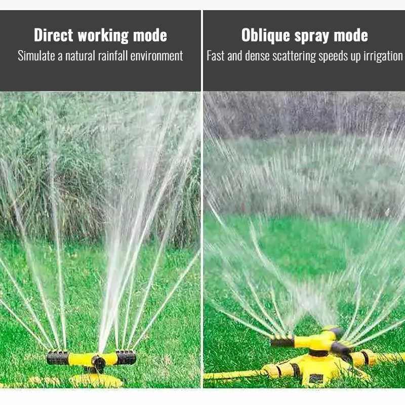 Diğer Bahçe Malzemeleri 360 Derece Otomatik Dönen Bahçe Çim Dönen Yard Bahçesi Geniş Alan Kapsamı Su Sprinkler Sulama Su Sprinkler G230519