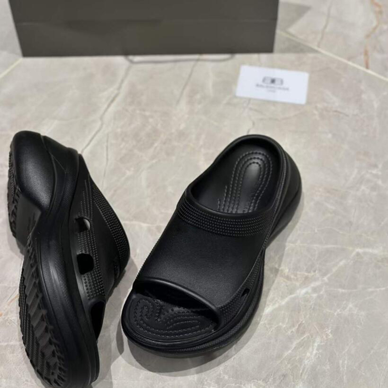 Mode Sommer Damen Hausschuhe Sandalen Casual Pool Fun Slip Plattform Flache Sliders Italien Klassische Onyx Harz Leder Designer Komfort Slides Neuheit Flip Flops EU 35-42