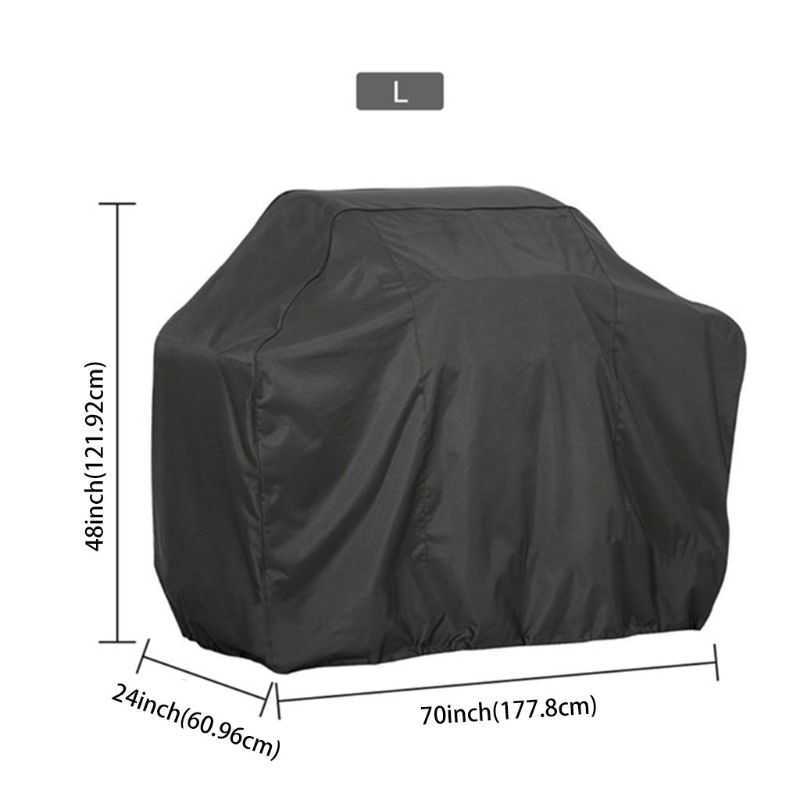 Inne zapasy ogrodowe okładki BBQ Outdoor Dust Wodoodporny Weber Heavy Duty Grill Cover Deszcz Ochrona G230519