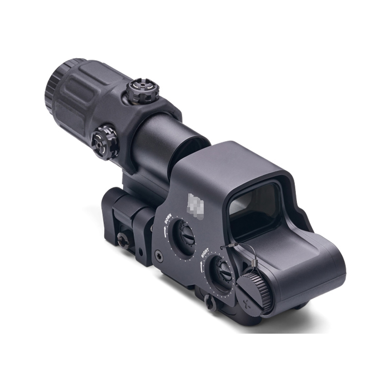 Lunette de visée tactique HHS III 558 à points rouges et verts holographiques avec loupe G33 Combo fusil de chasse viseur T-dot et commutateur optique 3x G33 sur support latéral STS détachable rapide