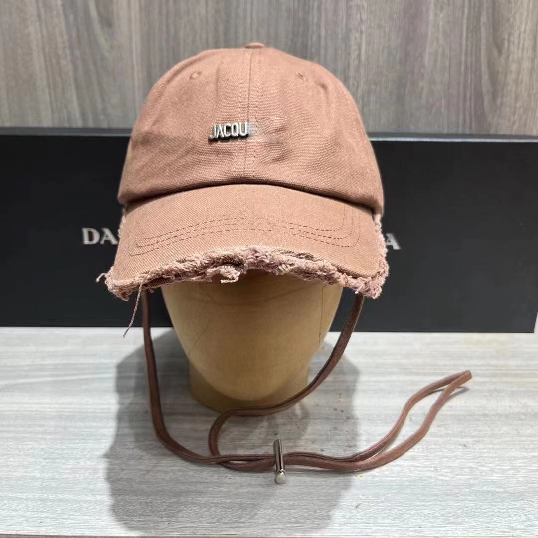 Women's Summer Fashion Designer Ball cap Men's Candy Outdoor Vacation Sports Metal Letter Printing Hat Eaves Worn Out Craft casquette