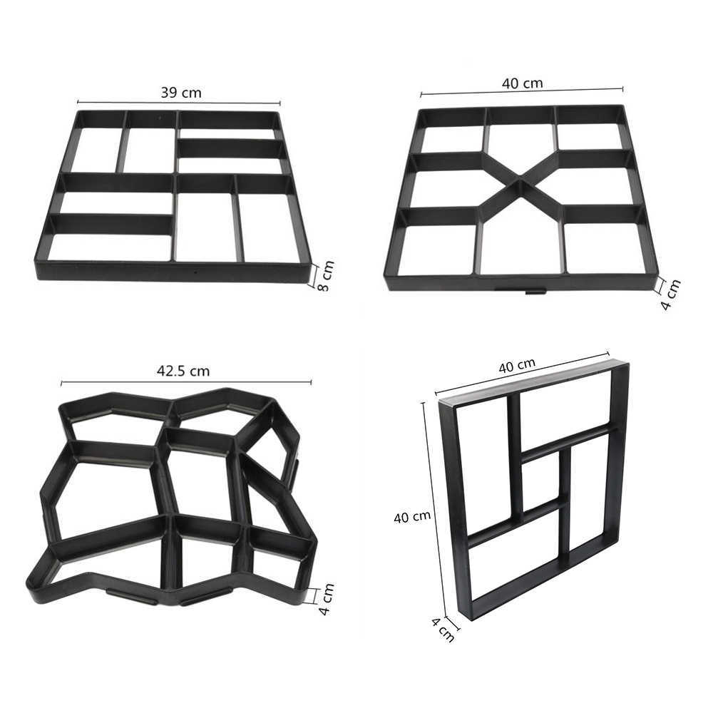 Autres fournitures de jardin Chemin Pavage Moule Maison Jardin Sol Route Béton Stepping Stone Chemin Moule Patio Maker Réutilisable DIY En Plastique Pavage Outil G230519