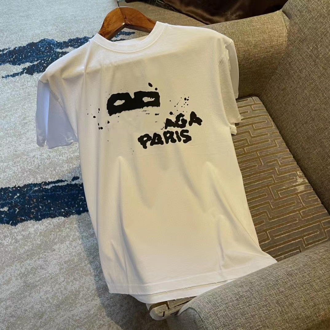 T-shirts för män 2023 Ny designer för män Damskjortor Modetröja med bokstäver Casual Sommar Kortärmad Man Tee Kvinna Kläder Asiatisk storlek S-5XL