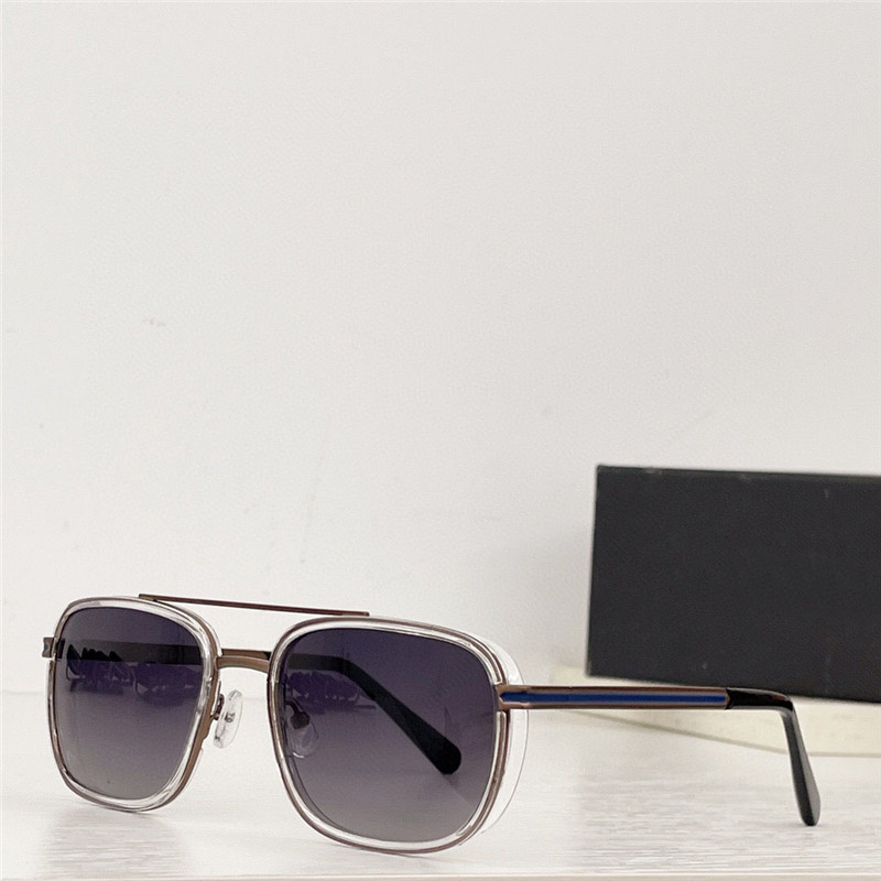 Neue quadratische Sonnenbrille im Modedesign 5053 mit Metall- und Acetatrahmen, beliebter und einfacher Stil für den Außenbereich, UV400-Schutzbrille, Großhandel mit heißen Verkaufsbrillen