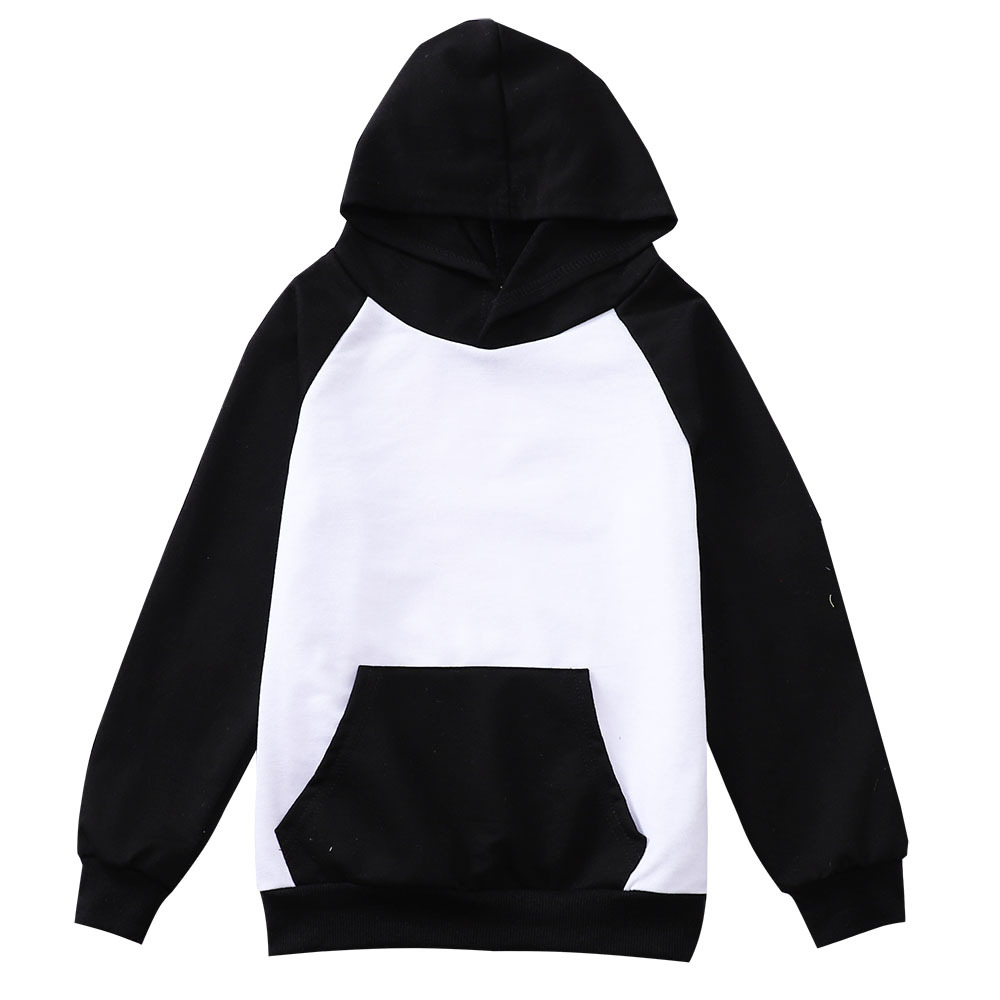 Barn designer kläder pojkar heta stämpel hoodies casual sport tröjor flickor färgimetrisk huva kappa utkläder stora barnjacka toppar höst baby jumper bc697