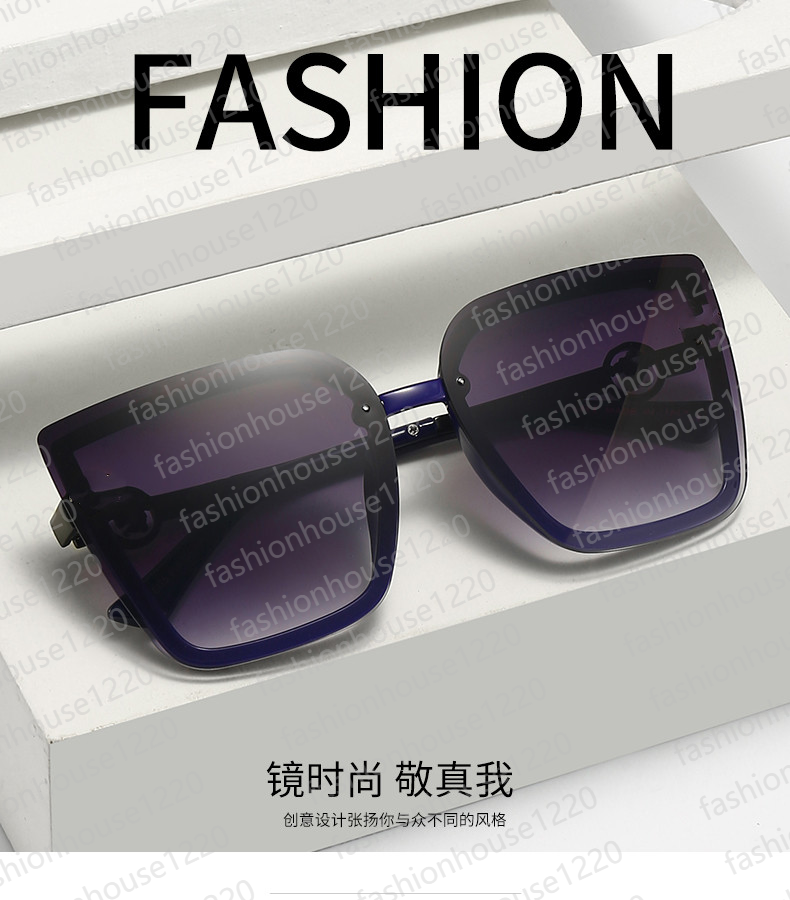 Brand designer sunglasses windproof glasses PC frame head portrait men's and women's glasses outdoor fashion classic women's sunglasses popular