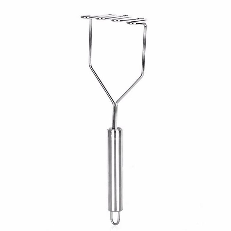 Stainless Steel Kitchen Gadget Potato Masher Press Cooking Tool Mashed Potatoes Wavy Pressure Ricer Kitchen Accessories