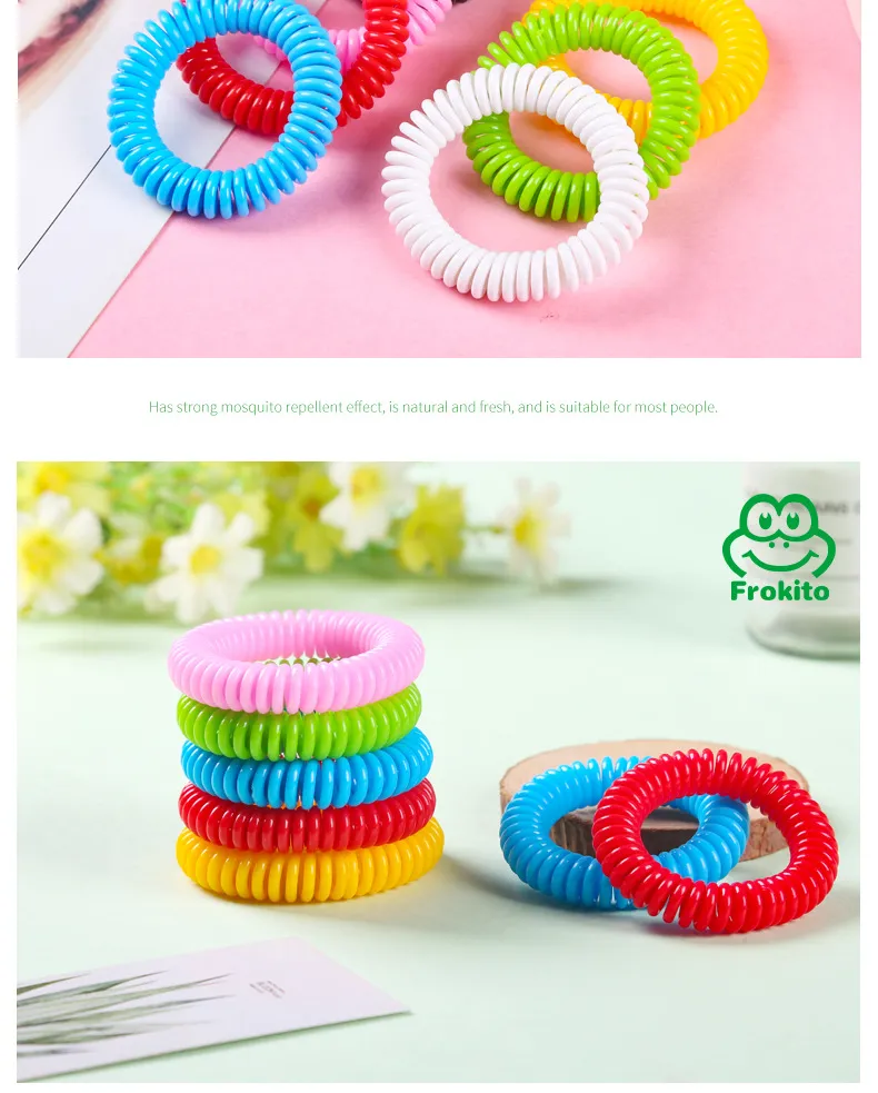 Anti- Mosquito Repellent Bracelet Bug Pest Repel Wrist Band Insect Mozzie Keep Bugs Away For Adult Children Mix colors DHL Ship