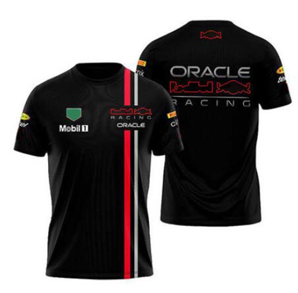 T-shirt à manches courtes de course F1, maillot à col rond de l'équipe d'été, la même personnalisation