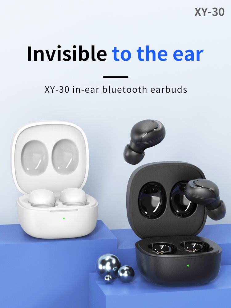 TWS Earbuds Stereo True Bluetooth Wireless Headphone In Ear Handsfree Earphones For Mobile Phone XY-30