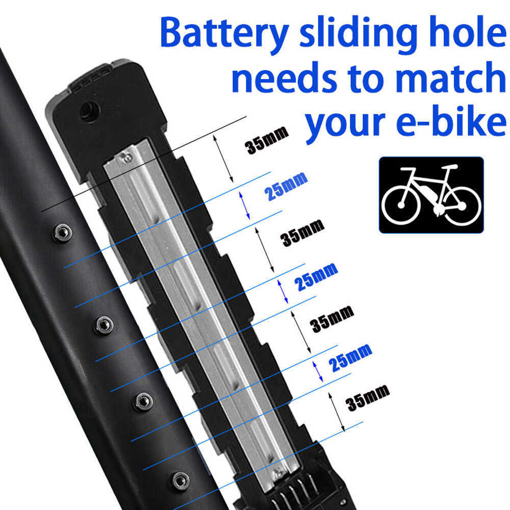 36v 48v 52v 13ah 20ah 17.5ah downtube polly bateria de lítio para bicicletas elétricas e-bike lg samsung panasonic célula 1000w 750w