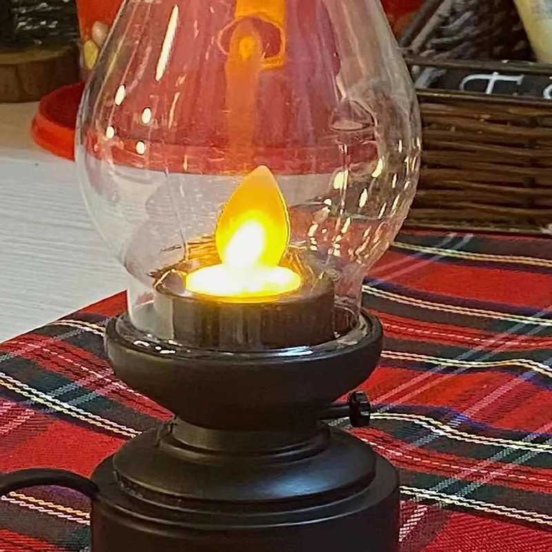 Articoli di novità Lampada a candela vintage senza fiamma Lampada da notte retrò Candeliere Decorazione desktop Portacandele Tavolo da festa Decorazioni la camera da letto Regali G230520