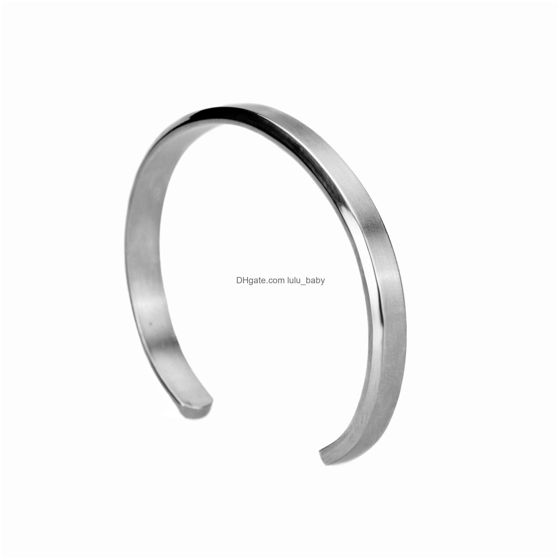 Mankiety Bangle Bracelets Bransoletki mężczyźni kobiety ze stali nierdzewnej złota miłość unisex pseras mody biżuteria prezent Walentynki Day Down dostawa DH941