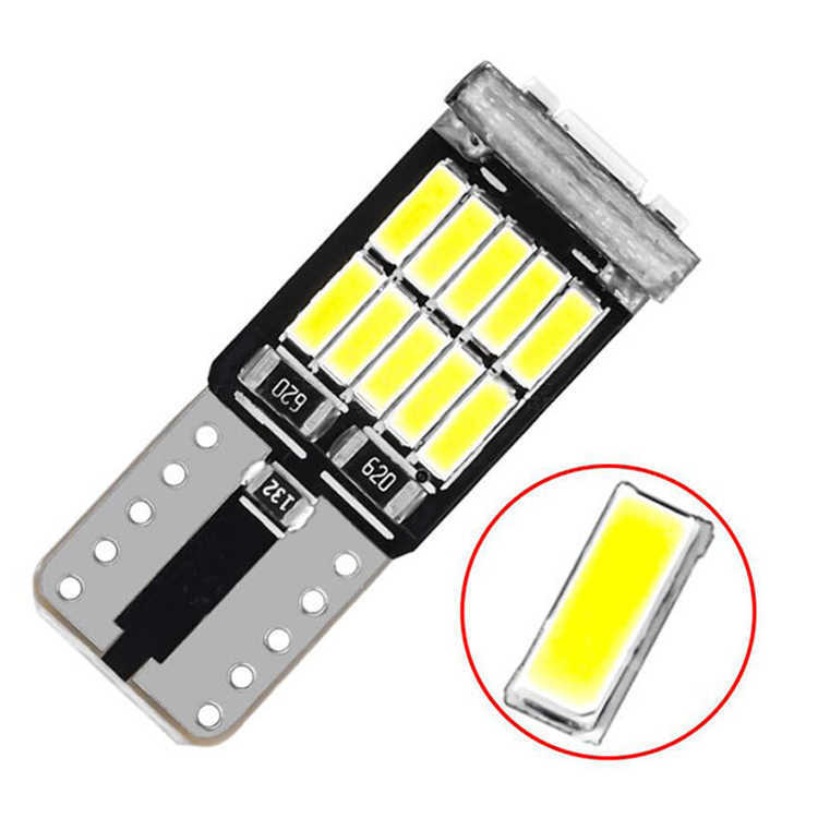 Nouveau 10 pièces T10 W5W 168 194 Led Canbus éclairage intérieur de voiture T10 26 Smd 4014 puce Led 5W5 dôme blanc lecture plaque d'immatriculation lampe de signalisation