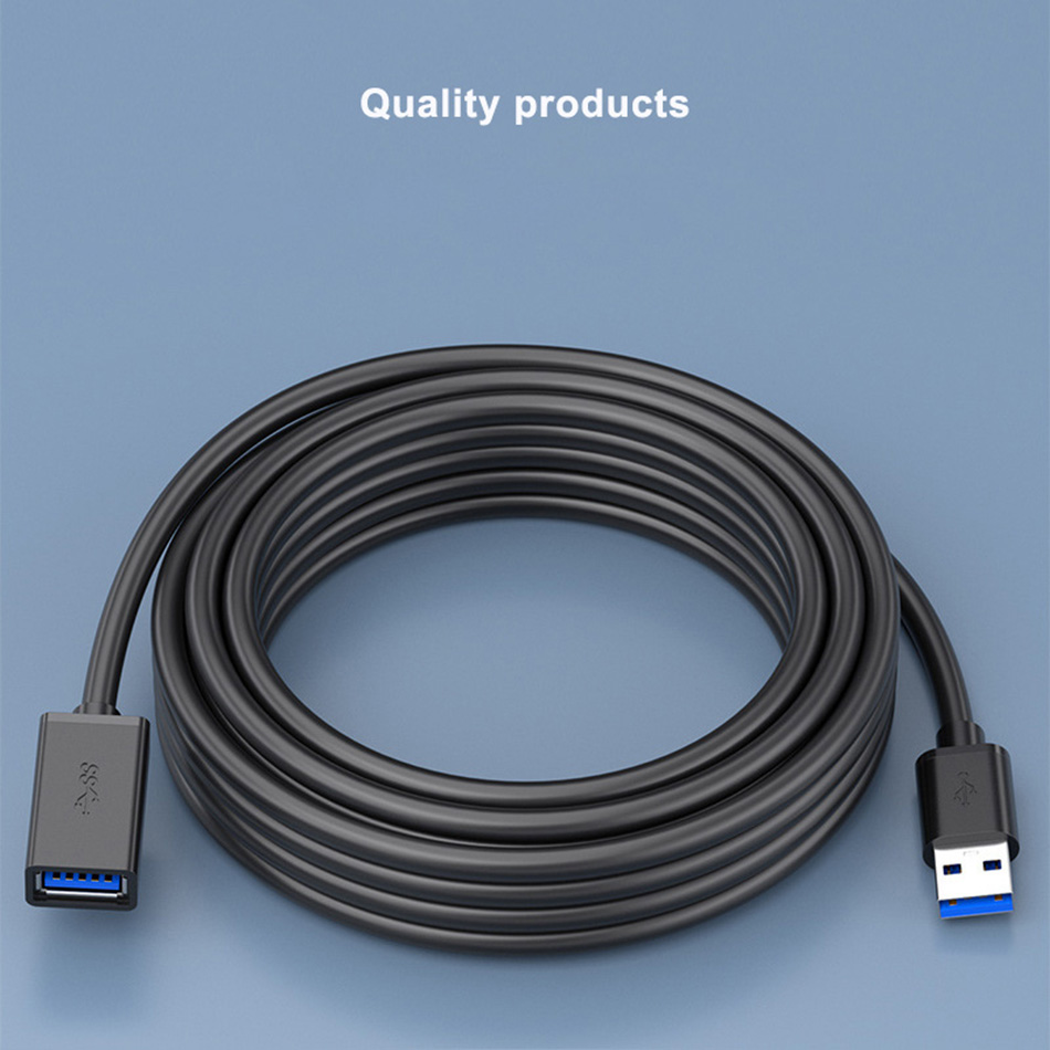 Cabo de extensão USB3.0 para Smart TV PS4 Xbox One SSD USB Male para fêmea USB 3.0 Extender Data Cord 1m 2m 3m