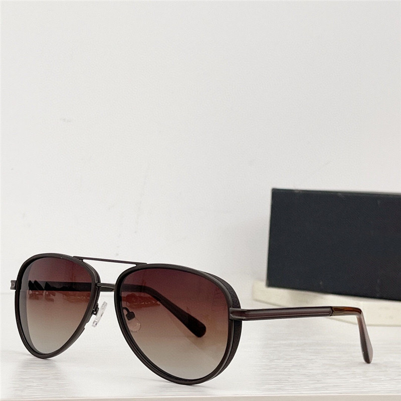 New fashion design pilot sunglasses 5052 metal and acetate frame popular and simple style outdoor uv400 protection glasses