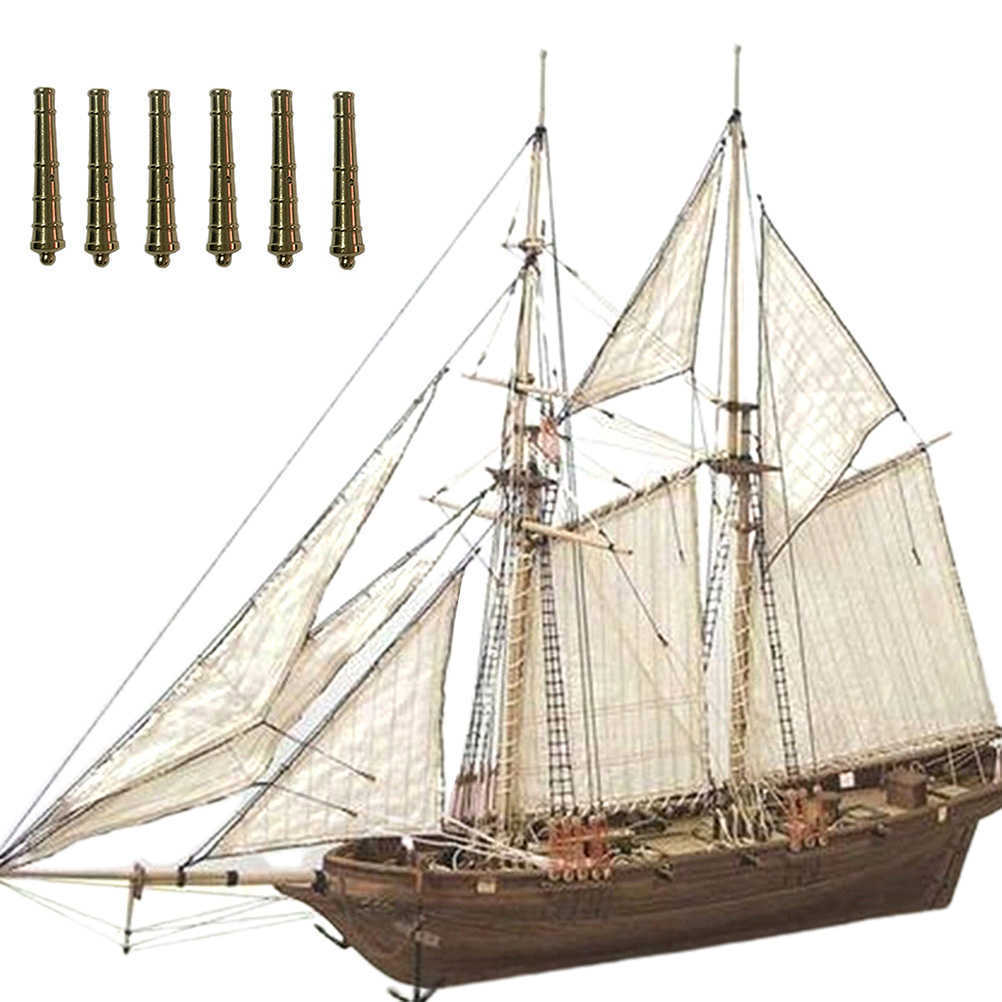 Romance itens 1 100 kit de navio de veleiro de madeira Home DIY Modelo decoração de barcos Toy Boat Assemble