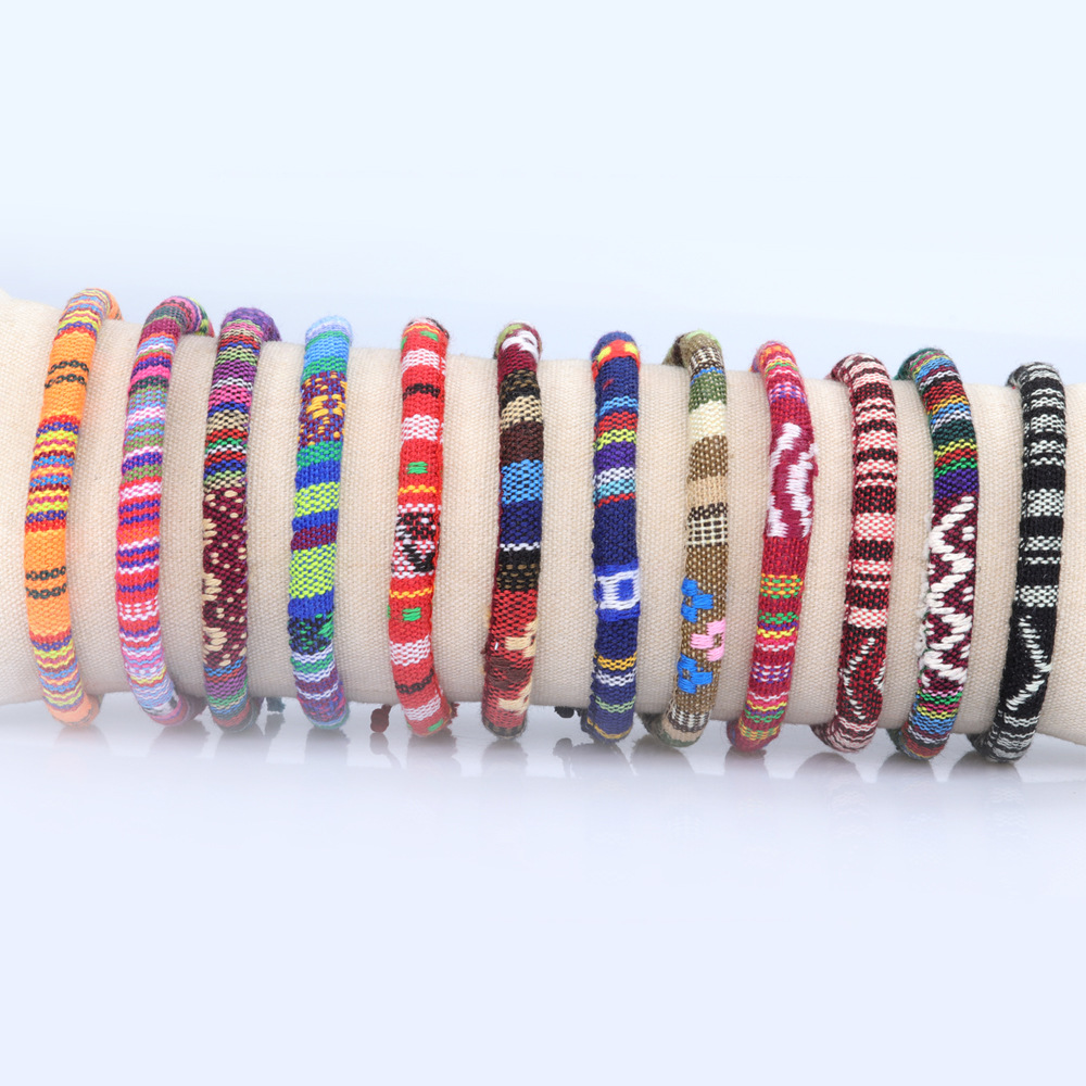 Colorful Friendship Bracelet Bohemian Woven Bracelet Women's Vacation Fashion Accessories