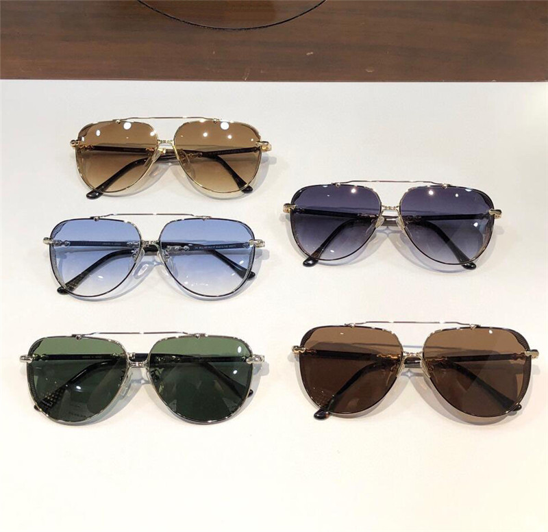 New Men DeSing Sunglasses Gritt New York Design Glasses Pilot Metal Metal Frame Coating Lens polarizada Lens de óculos UV400