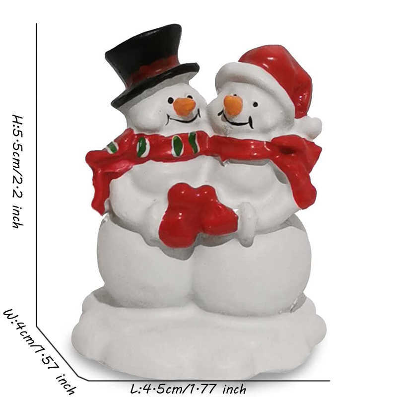 ノベルティアイテムクリスマスビレッジキャラクターコレクタブルアクセサリーキッドプレイクリスマスの装飾メリークリスマスホリデーシーン装飾G230520