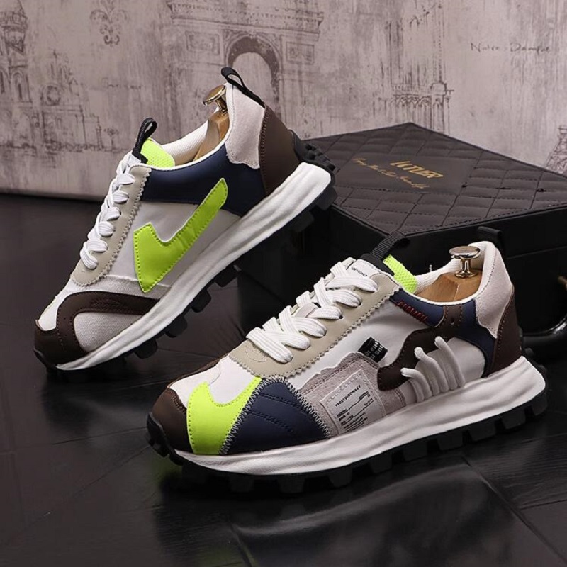 Men's New Breathable Mesh Shoes Korean Version Of Sports Casual Shoes Fashion Summer Low Top White Sneakers D2H49