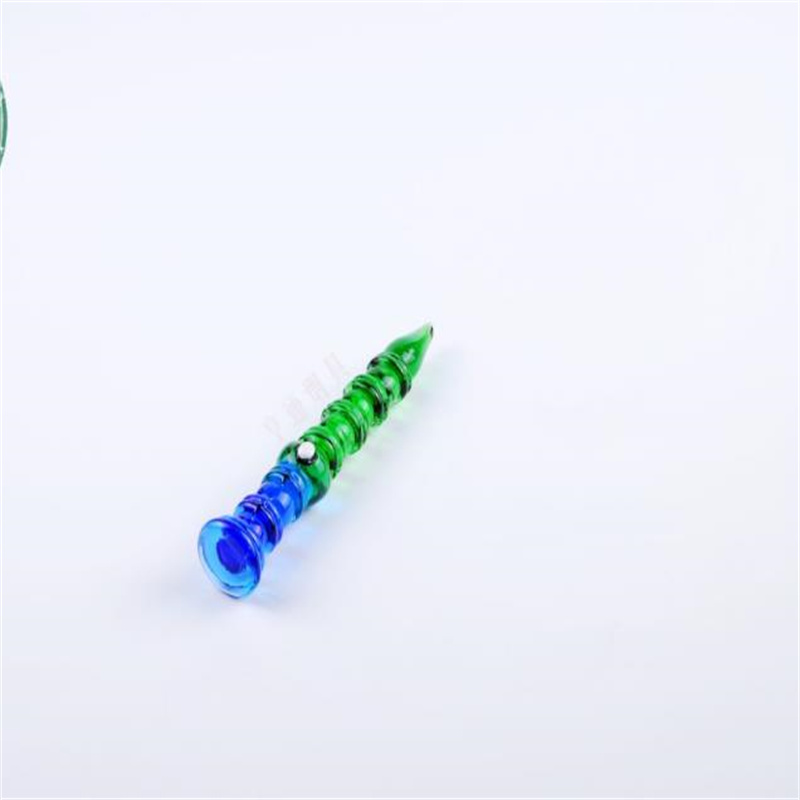 Smoke Pipes Hookah Bong Glass Rig Oil Water Bongs Blue green bamboo joint pen glass cigarette set