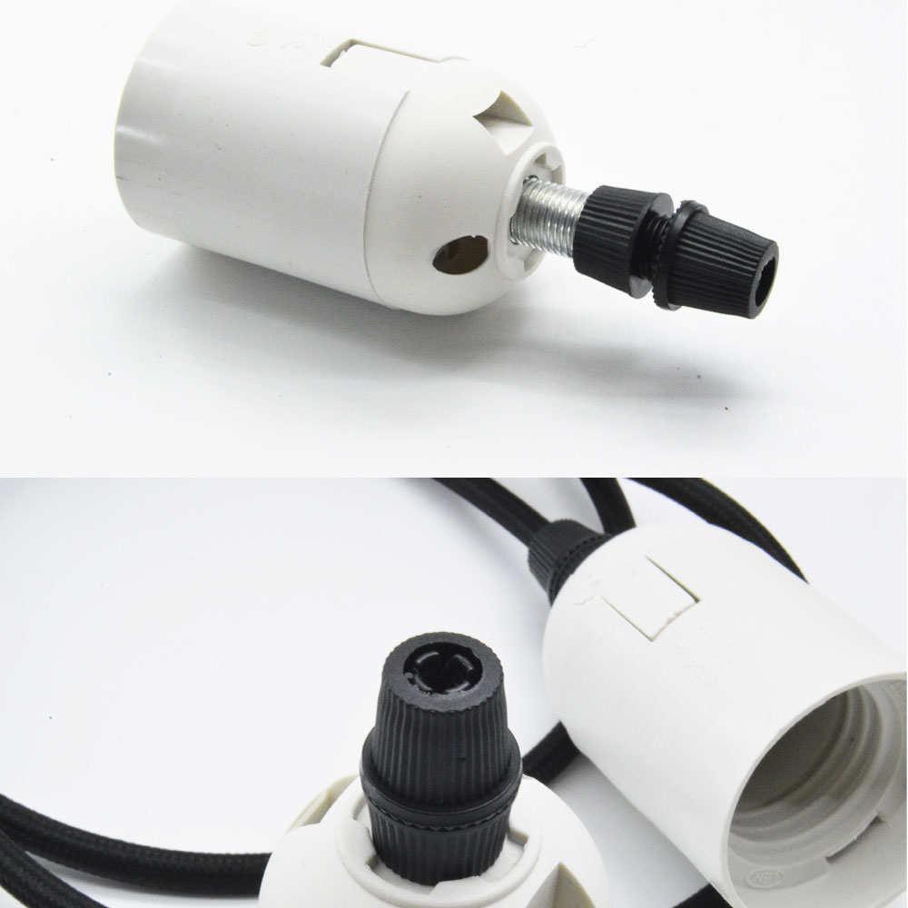033 Vergrendeldraad Dopverlichting Accessoires Plastic elektrische kabelklem M10 Schroefkoordgrepen voor hanglamp