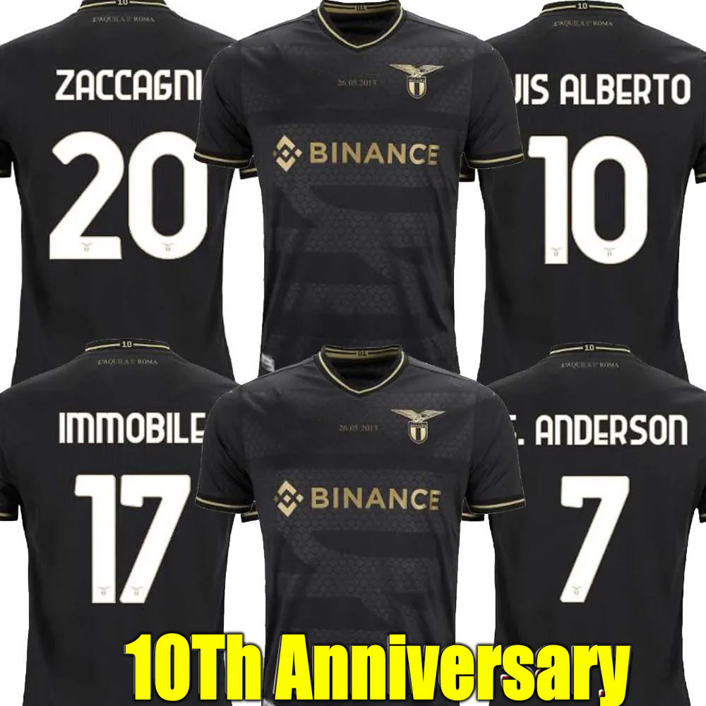 IMMOBILE 2023 Lazio soccer Jerseys maglie 22 23 LUIS BASTOS SERGEJ BADELJ LUCAS J.CORREA ZACCAGNI MARUSIC hombres niños kit camiseta de fútbol 10th Anniversary