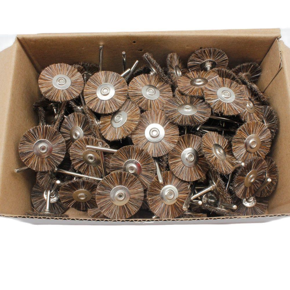 Altri 100 pezzi 25 mm spazzole lucidatura gioielli accessori Dremel utensili manuali creazione di gioielli