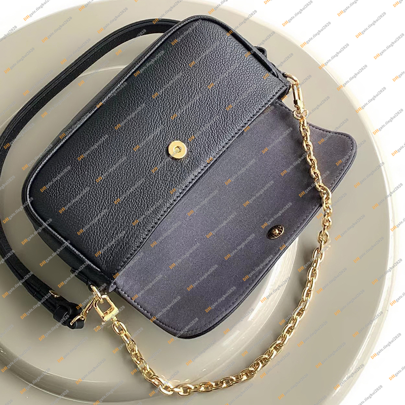 Moda para mujer Diseño casual Cartera de lujo con cadena Bolso de hiedra Bolso de mano Bolso bandolera Bolso de mensajero Calidad de espejo superior M82154 M82211 M82210 Monedero