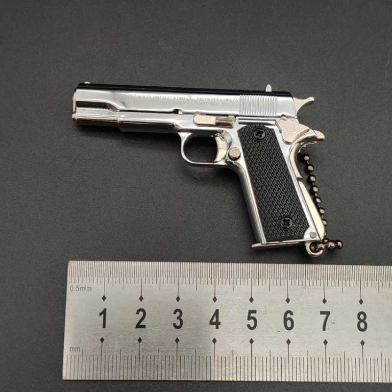 Новинки, которые едят курицу Pubg 1 3 Metal Metal Model Model Empire Impire 1911 Снительный