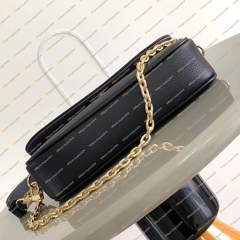 Moda para mujer Diseño casual Cartera de lujo con cadena Bolso de hiedra Bolso de mano Bolso bandolera Bolso de mensajero Calidad de espejo superior M82154 M82211 M82210 Monedero