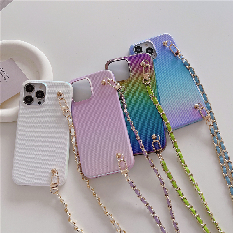 iPhone 14 13 12 11 Pro Max Vurable Necklace Slim Full Protection Soft Bumper Vegan Back Cover Shopproof