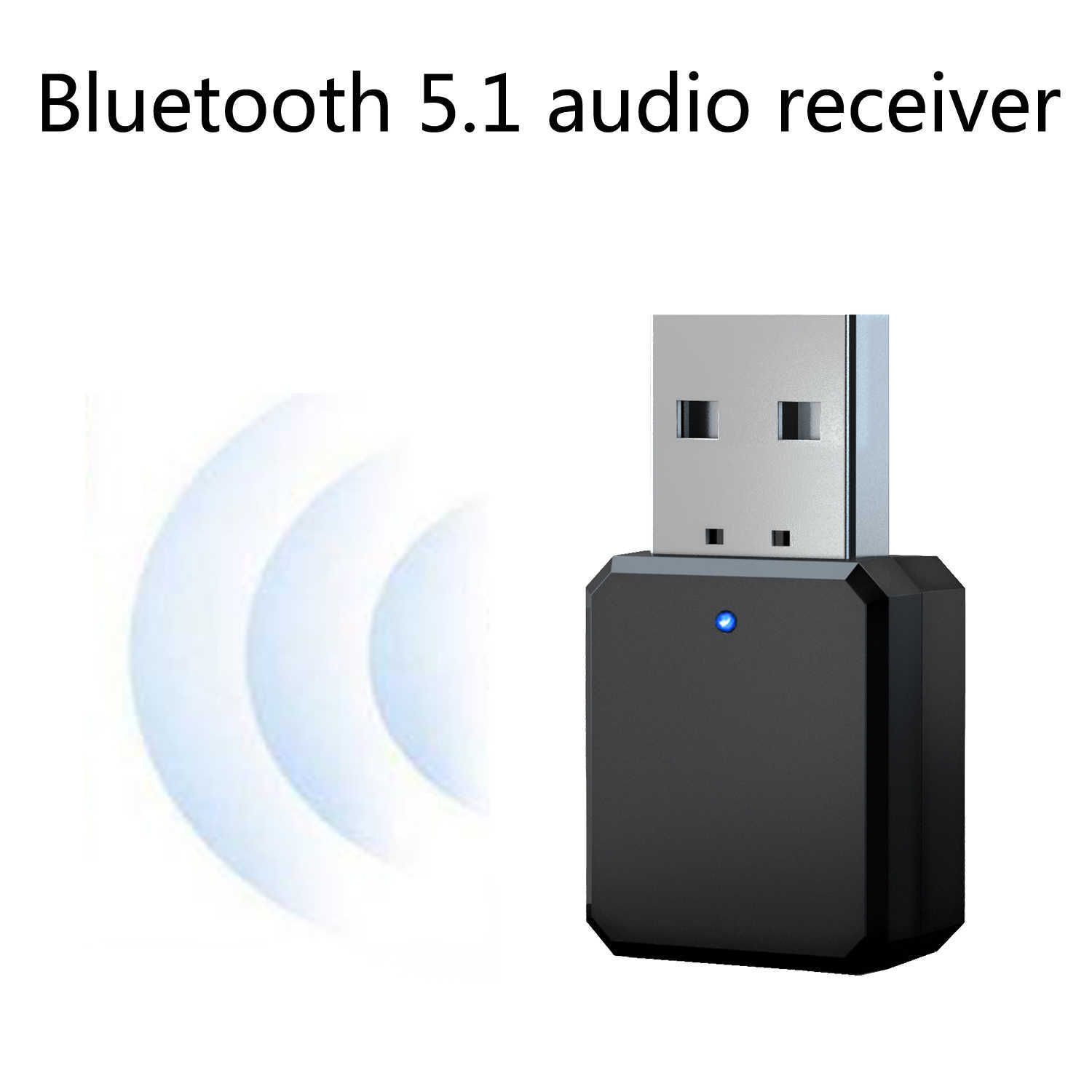 Nowy adapter odbiornika audio Bluetooth 5.0 Zestaw samochodowy bezprzewodowa muzyka 3,5 mm Aux USB Auto Bluetooth stereo dla samochodu Radio Mp