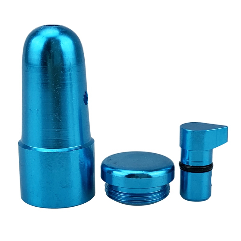 Último colorido Aleación de aluminio Mini tubo para fumar Hierba seca Tabaco Snuff Snorter Sniffer Snuffer Bottle Bullet Style Handpipe Cigarette Holder Tips