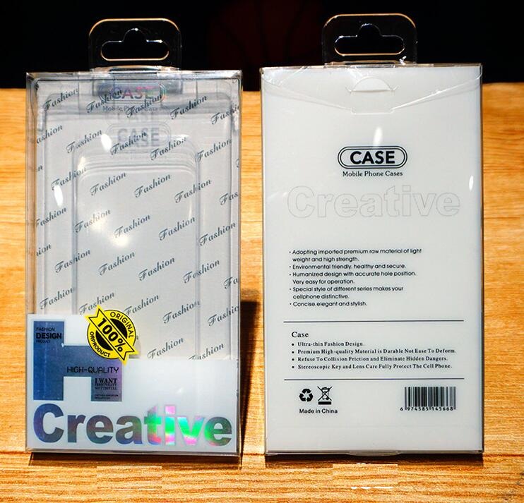 Klare PVC-Blister, kreative Kunststoff-Verpackungsboxen für iPhone 14 Pro Max 13 12 8 7 Plus Case Cover Display Staubdichte Einzelhandelsverpackung