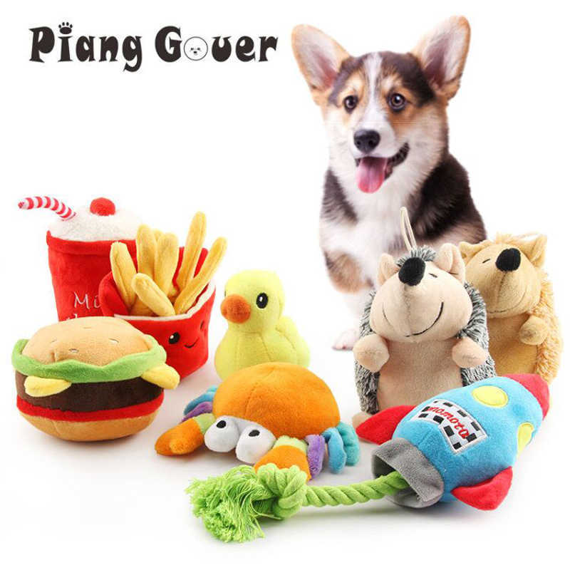 Hondenspeelgoed Chews Small Dog Toy Rabbit Plush Pet Toy Hedgehog Puppy Sound Pieak Soft Toys For Dog Play G230520