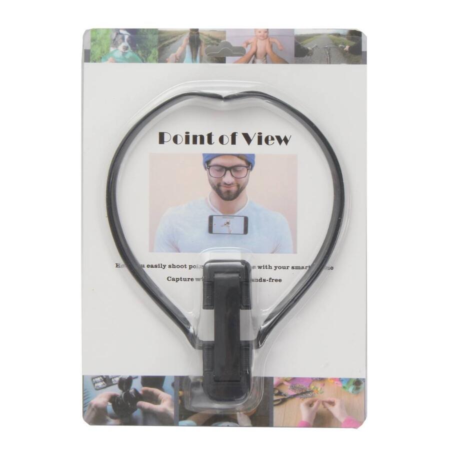 Support Selfie Sports Tir Support pour téléphone portable Montage Vidéo Photographie Suspendu Cou Support pour téléphone portable