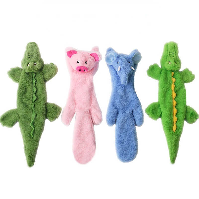 Jouets pour chiens à mâcher 2022 Nouveaux jouets en peluche mignons squeak animal de compagnie loup lapin animal en peluche chien mâcher sifflement grinçant impliqué écureuil jouets pour chiens G230520