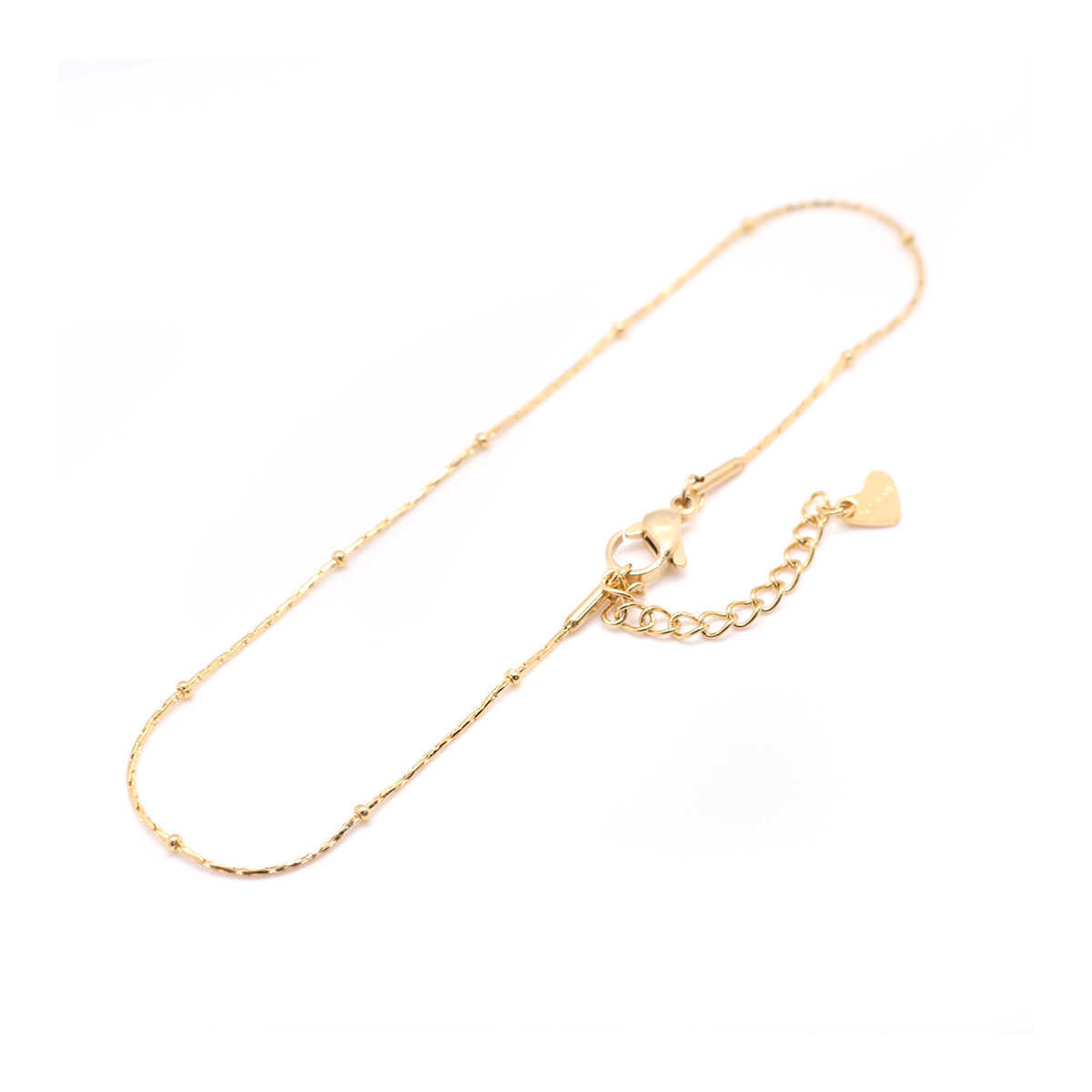 Anklets 304 Stainless Steel Anklet Gold Color For Women Beach Accessories Barefoot Jewelry Leg Chain Anklets Bracelets Gifts G220519